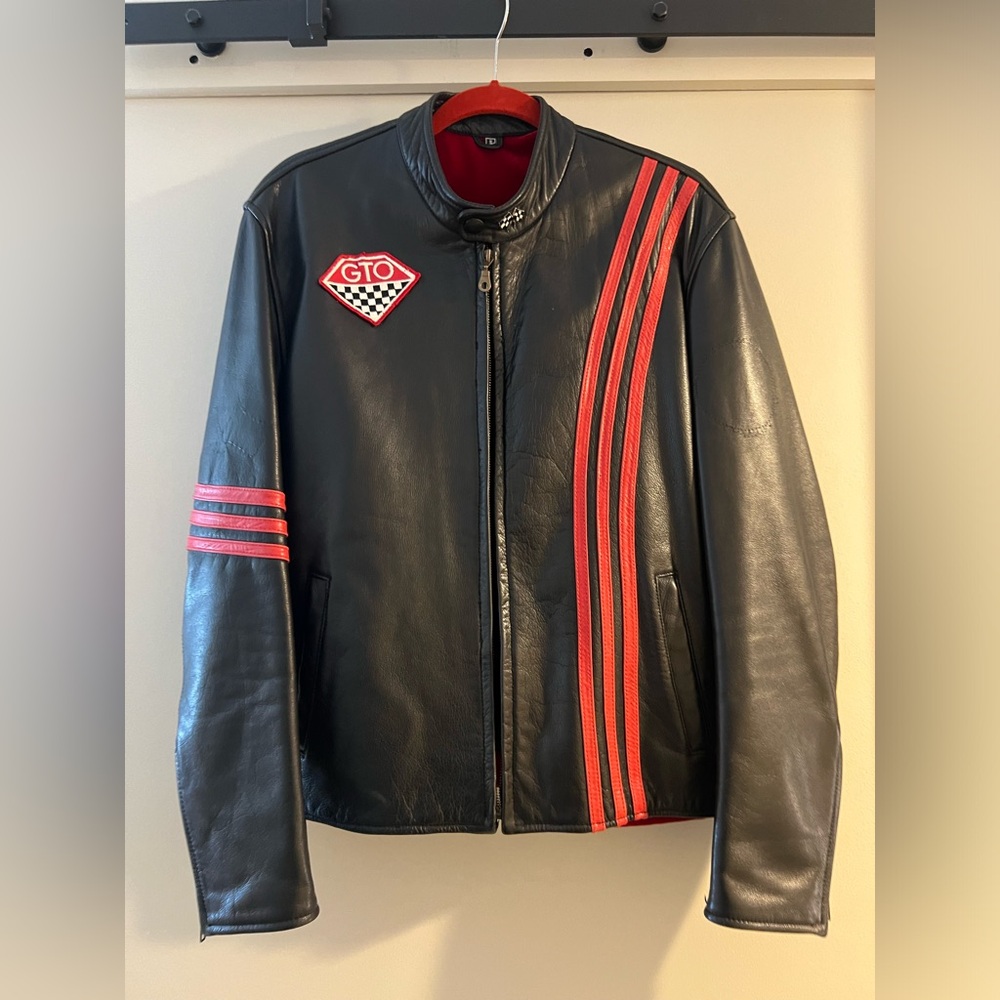 Vintage Leather Cafe RacerJacket, soft 100% Napa Leather,